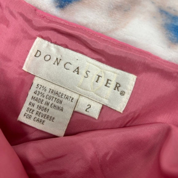Vintage Doncaster strappy Pink Cotton Dress with Suede Buckle Tank Straps size 2 - Picture 4 of 7